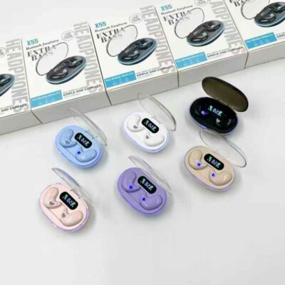 X55 New Wireless Bluetooth Headphones with Noise Cancelling and Sleep Function Earbuds wholesale