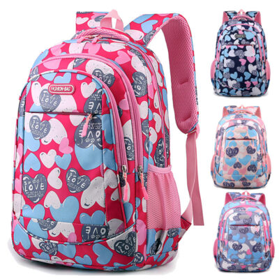 Kids' Heart Pattern Backpack Wholesale Simple Design Sport Backpack for Daily Use Laptop Bag MOQ 20