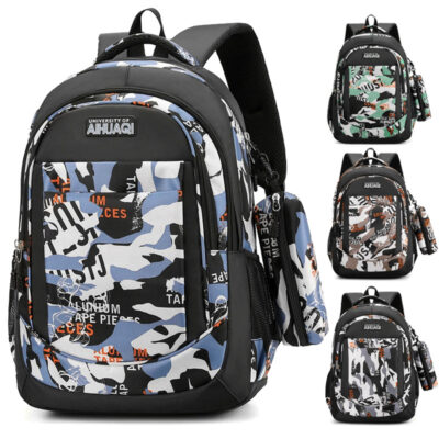 Urban Camo Pattern Backpack Waterproof Teen Backpack with Multiple Pockets School Book Bag MOQ 20