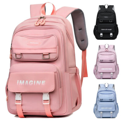 Sky Blue Imagine Backpack Bulk Large Capacity Student Backpack Water Resistant School Bag MOQ 20