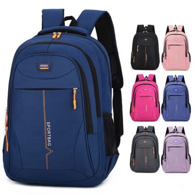MOQ 20PCS Large Capacity Water Proof Sport Laptop Backpack Durable Oxford Business Travel Backpack For College Student Office Work Outdoor Trip