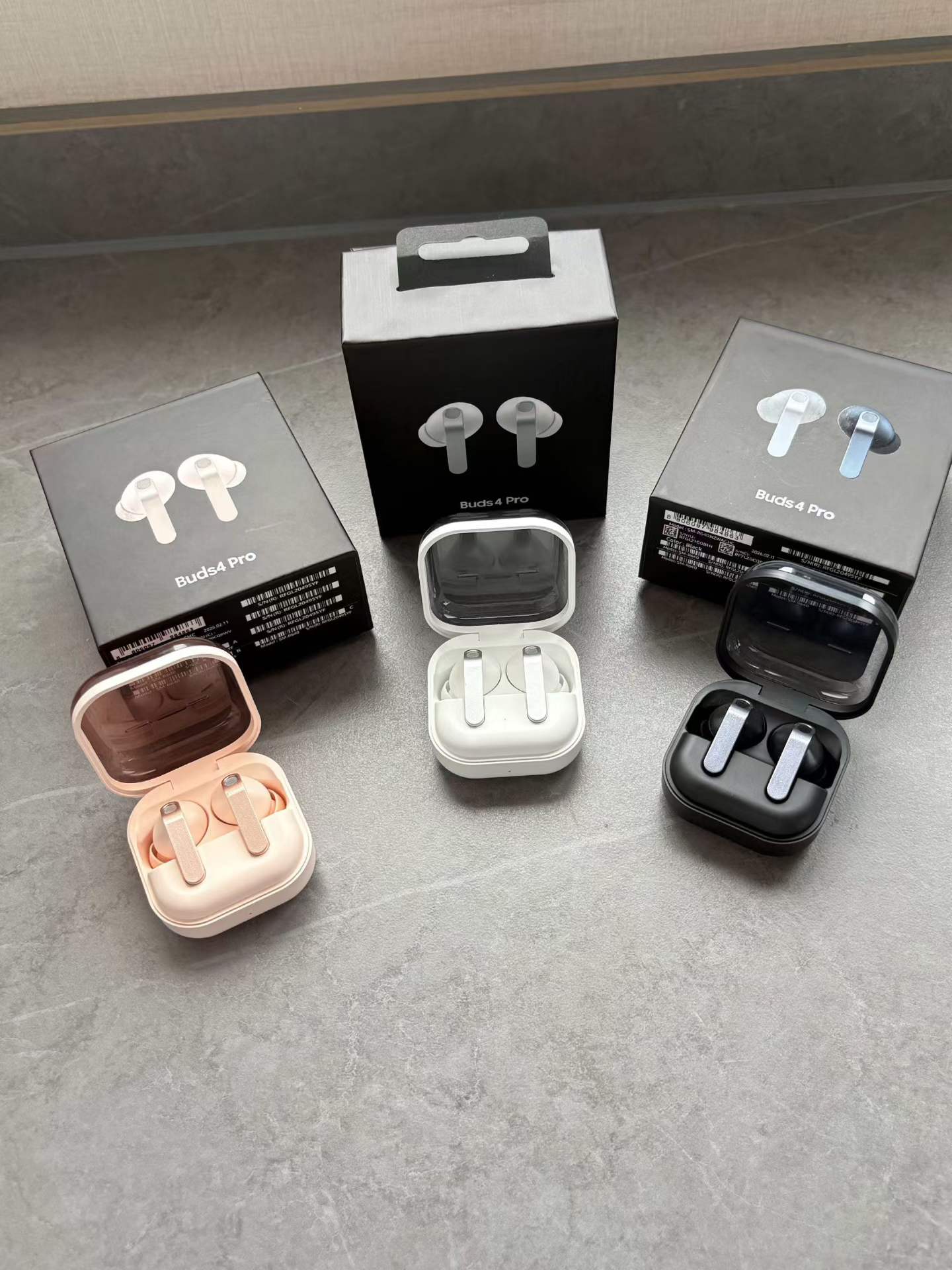 Buds4 pro moq 100 TWS earphones Bluetooth Headphones for Retail Shops | Wholesale Wireless Audio Accessories Supplier - Image 4