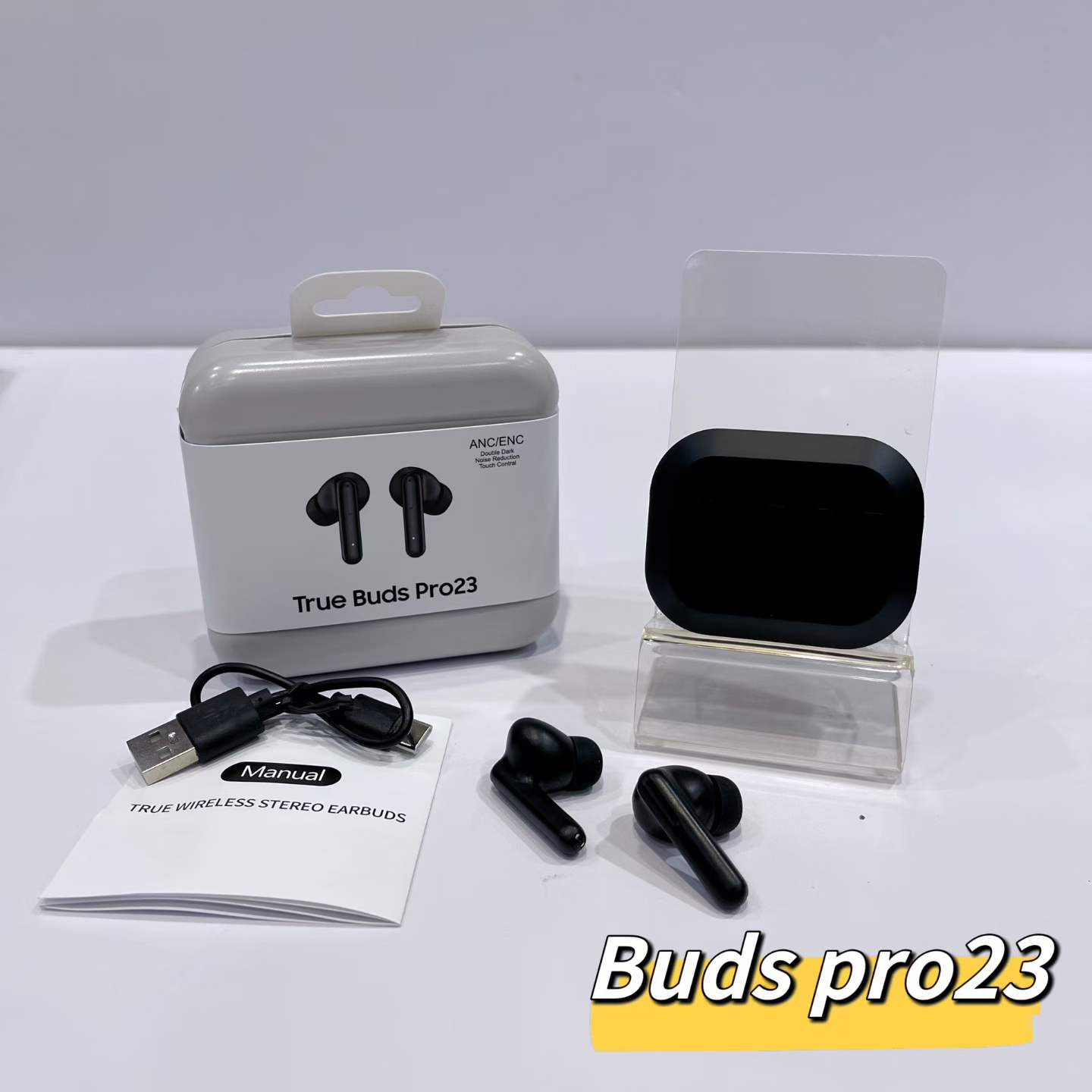 Buds pro 23 MOQ 100pcs Bluetooth Headphones Bulk Supply | Affordable Wireless Headsets for Retailers wholesale - Image 5