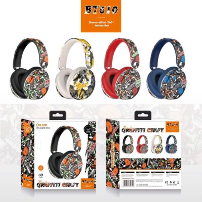 BT610 MOQ 100pcs Bluetooth Headphones Wholesale Supplier for Retail Stores | Fast Shipping Available