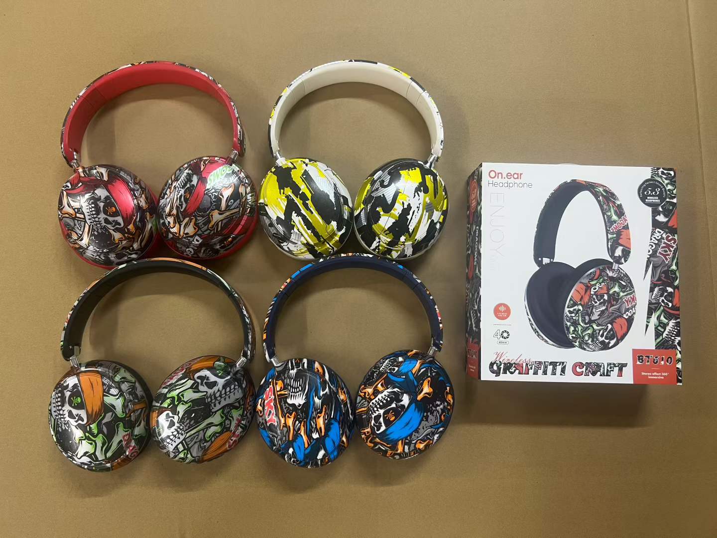 BT-610 Bulk Wireless Bluetooth Headphones for Retailers | OEM & Private Label Headphone Supplier