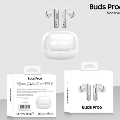 R460 BUDS PRO6 MOQ 100 pcs Bluetooth Earbuds Wholesale Manufacturer | Factory Direct Wireless Headphones