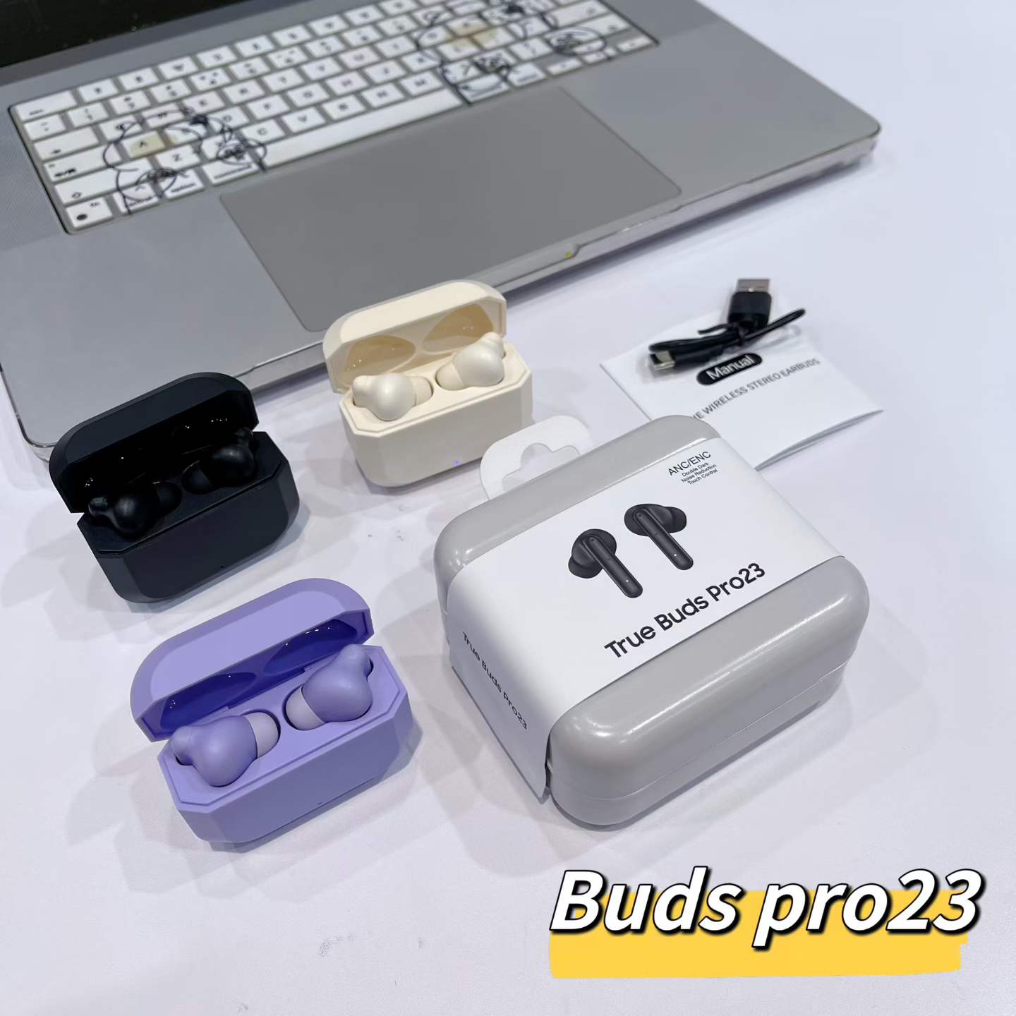 Buds pro 23 MOQ 100pcs Bluetooth Headphones Bulk Supply | Affordable Wireless Headsets for Retailers wholesale - Image 4