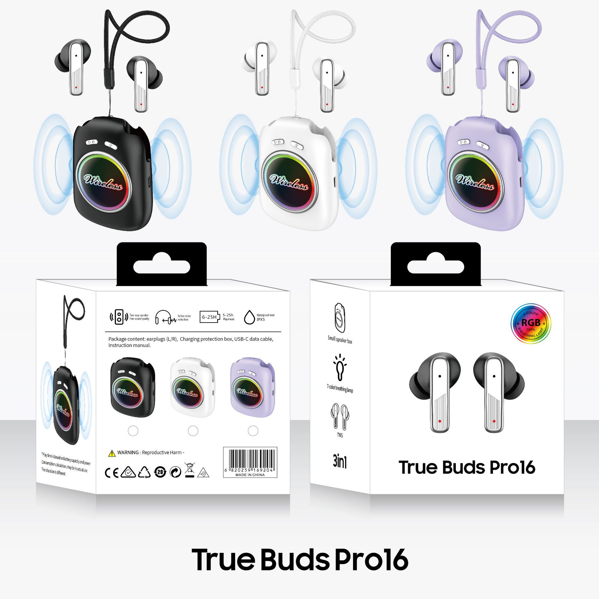 PRO16 MOQ 100pcs Bulk Wireless Earbuds Supplier | Affordable Bluetooth Earphones for Global Buyers