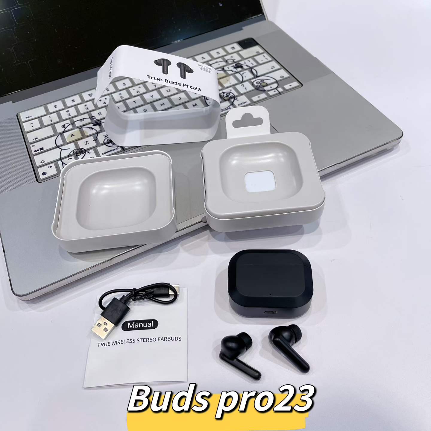 Buds pro 23 MOQ 100pcs Bluetooth Headphones Bulk Supply | Affordable Wireless Headsets for Retailers wholesale - Image 3