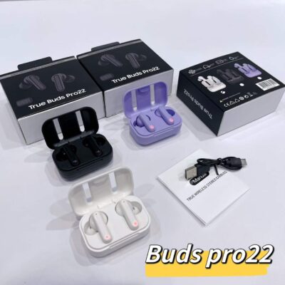 Buds pro22 MOQ 100pcs Wholesale Bluetooth Headsets for Stores | Stock Products Ready for Shipping