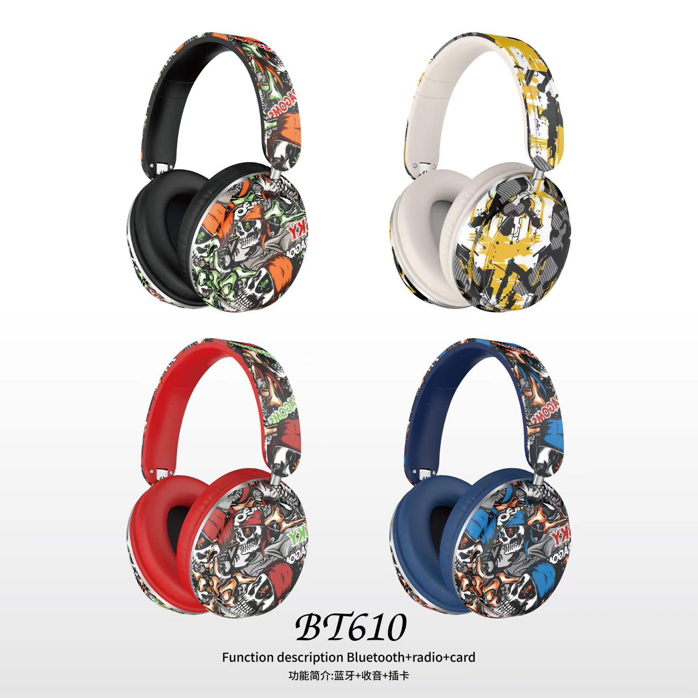 BT610 MOQ 100pcs Bluetooth Headphones Wholesale Supplier for Retail Stores | Fast Shipping Available - Image 2