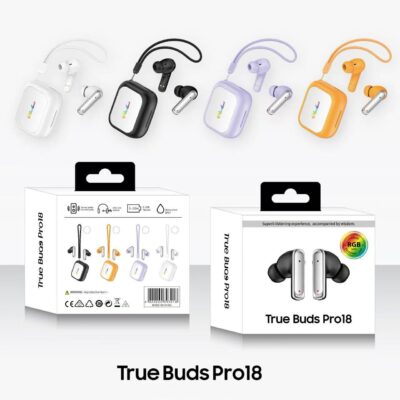 Pro 18 Stock available Private Label Wireless Earbuds | Custom Bluetooth Earphones Factory China