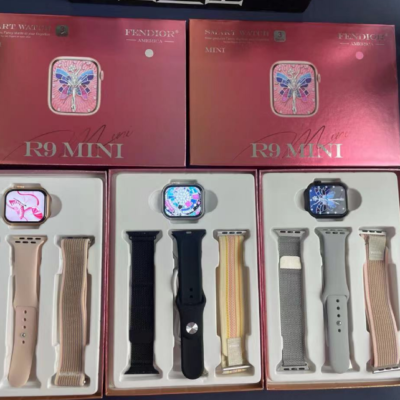 R9MINI 3 straps smart watch set