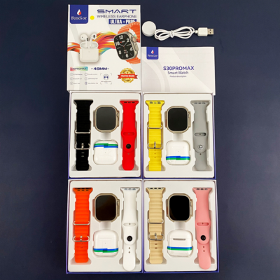 s30promax Smart watch + Earbuds combo set