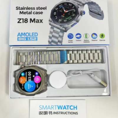 Z18 Max Stainless steel Smart watch