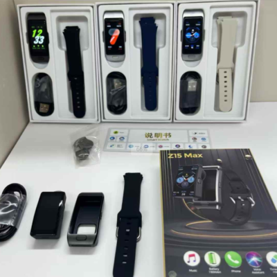 z15max Detachable 1.57-inch HD screen heart rate and pedometer wristband