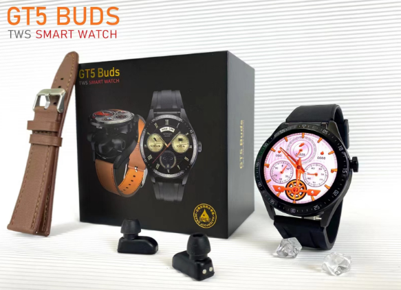 GT5 Buds Wholesale Smart Watch with Earbuds - 图片 2