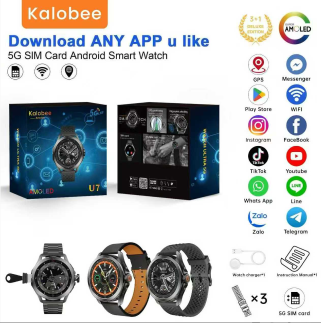 U7 4G Android Smart Watch Wholesale - 图片 3